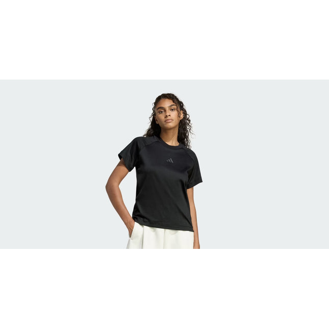 W SOFT LUX TEE - BLACK - KC8089