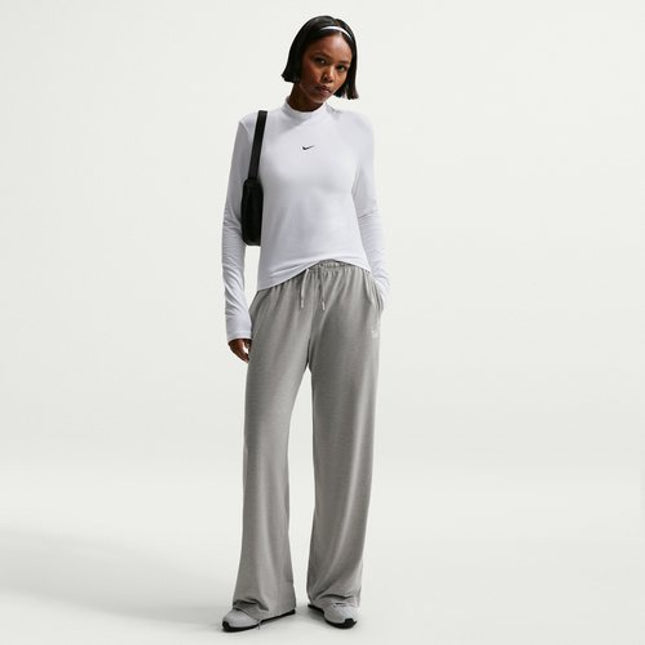 Nike Sportswear Chill Knit Mid-Rise Lightweight Open-Hem Pants - IQ0092-063