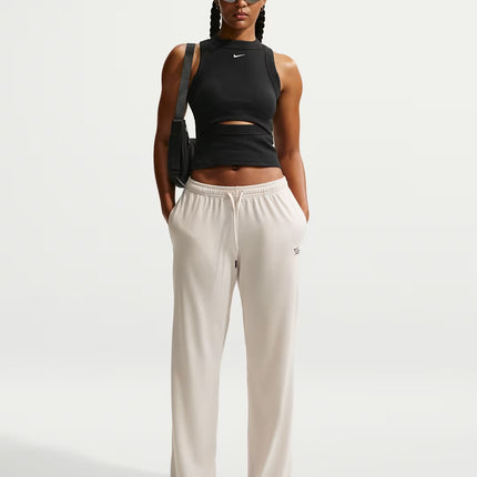 Nike Sportswear Chill Knit Mid-Rise Lightweight Open-Hem Pants - IQ0092-104