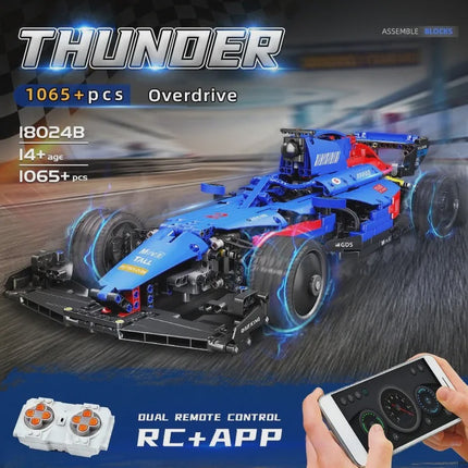 Mould King 18024B F1 Thunder Furious with 1065 pieces