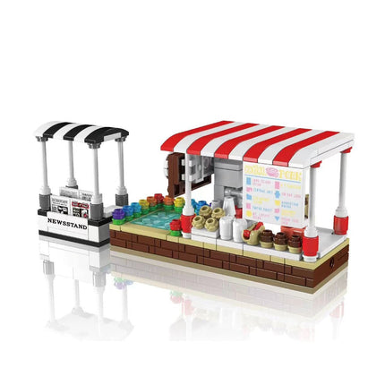 Mould King Mini-Stall Coffee Shop & News Stand Building Bricks 265pcs 24034