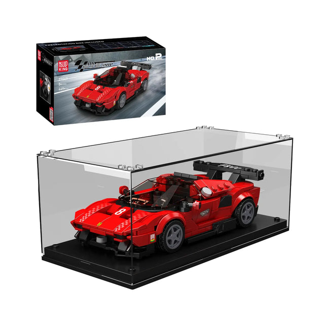 Mould King 27069 P80C Super Sports Car + Showcase Building Brick Model 449pcs