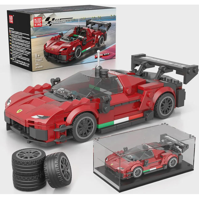 Mould King 27087 Super Sports Car Building Blocks Model And Showcase 416pcs