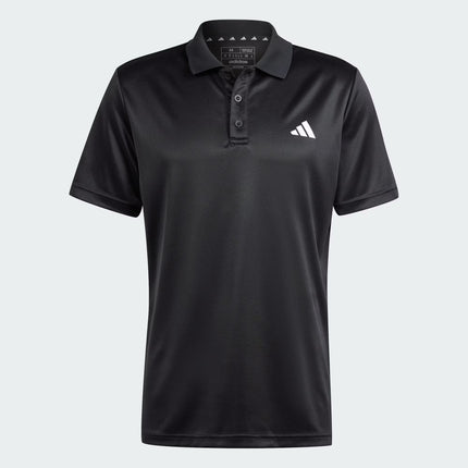 M TRAIN ESSENTIALS TRAINING POLO SHIRT - BLACK - IL7161