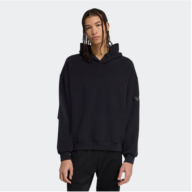 Mens Adidas Soft Lux Hoodie Black - KB8085