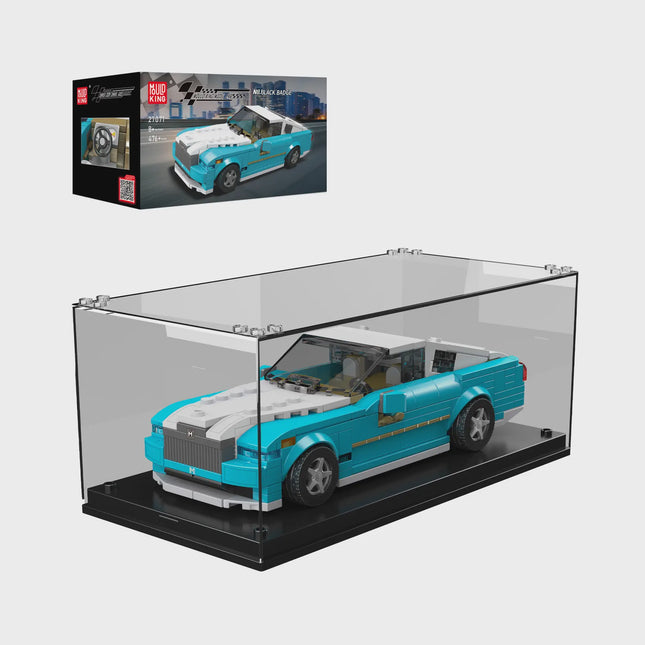 Mould King 27071 Black Badge Classic Car + Showcase Building Brick Model 476pcs