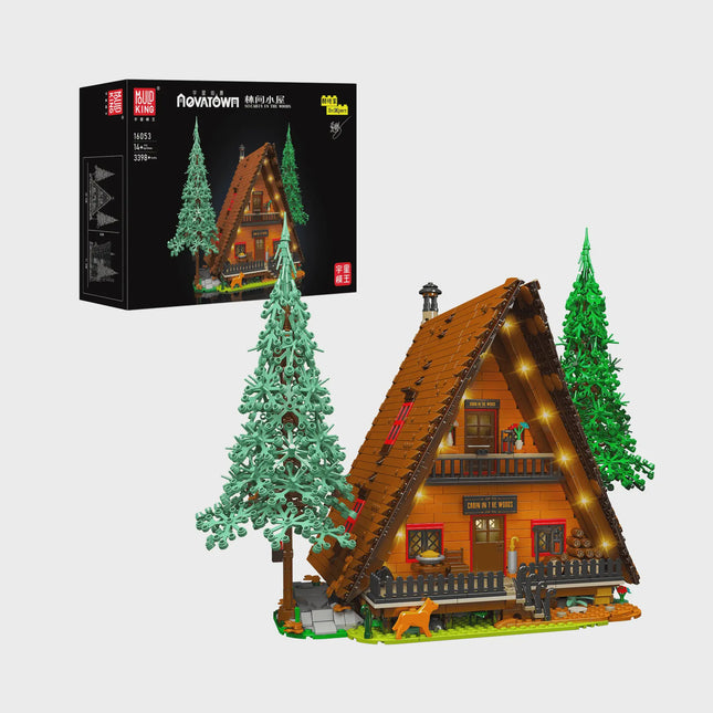 Mould King 16053 House Cabin In The Woods Building Brick Model Toy Set 3398pcs