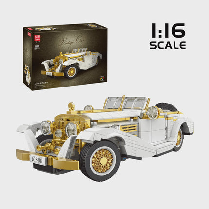 Mould King Nostalgic Vintage Classic Car Building Brick Model 868/pcs Static 10003