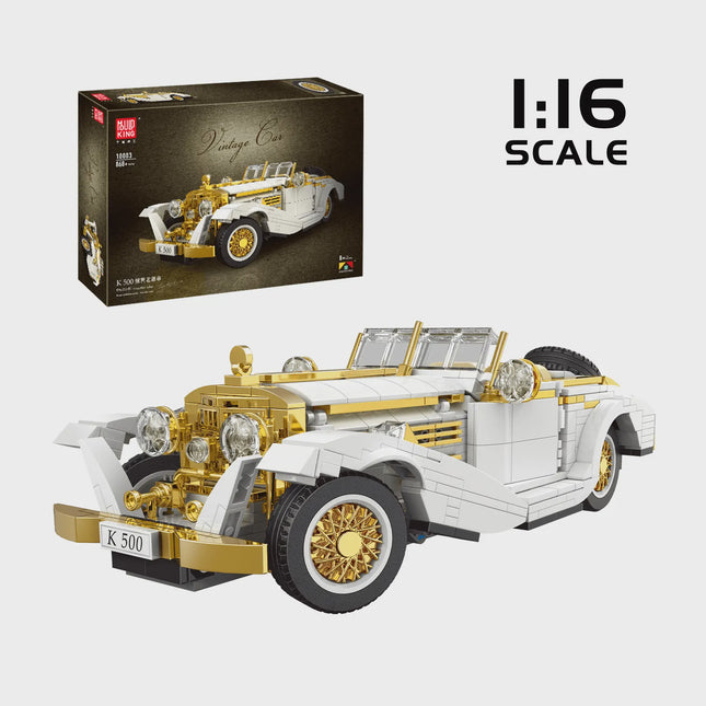 Mould King Nostalgic Vintage Classic Car Building Brick Model 868/pcs Static 10003