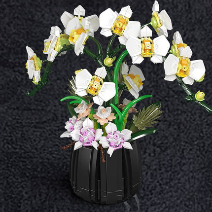 MOULD KING 24108 ORCHID BONSAI BUILDING BLOCK SET | 1,014 PCS