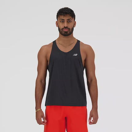 New Balance Men's Athletics Tank - MT41250-BK-A