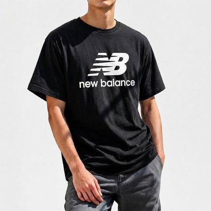 NEW BALANCE T-SHIRT SPORT ESSENTIALS - BLACK - MT41502-BK-A