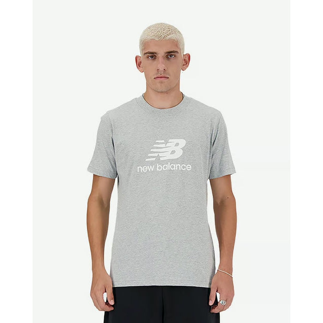 NEW BALANCE T-SHIRT SPORT ESSENTIALS - GREY - MT41502-AG-A
