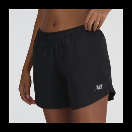 W SPORT ESSENTIALS SHORT 5" BLACK - WS41228-BK-A