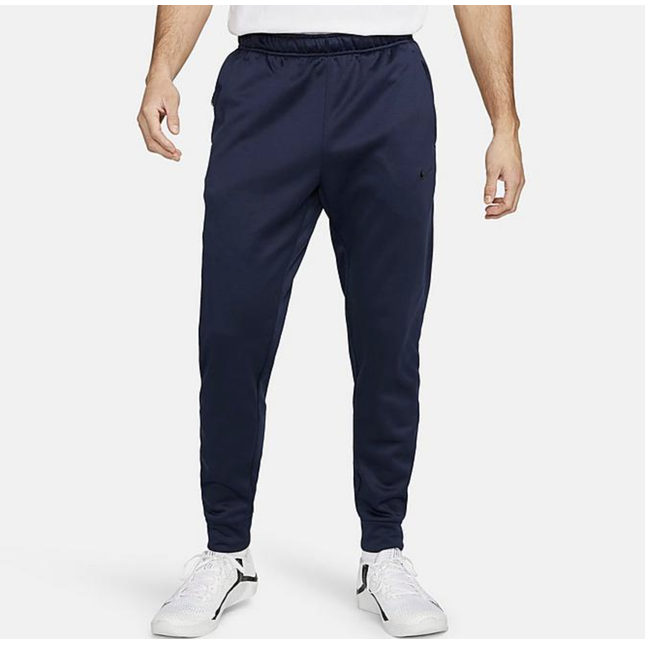 MEN'S NIKE THERMA-FIT TAPERED FITNESS SWEATPANTS - NAVY -DQ5405-451
