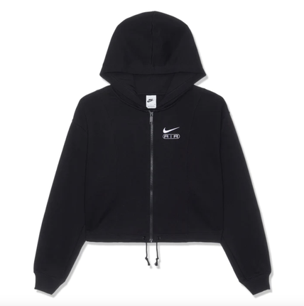 Nike Air Womens Oversized French Terry Full-Zip Hoodie - FN1894-010