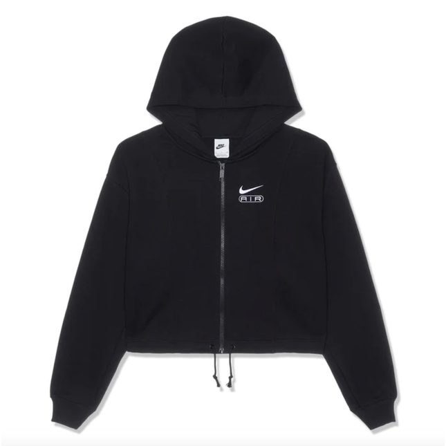 Nike Air Womens Oversized French Terry Full-Zip Hoodie - FN1894-010