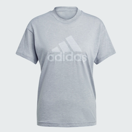 W WINRS 3.0 TEE MGREYH/WHITE - IC0501