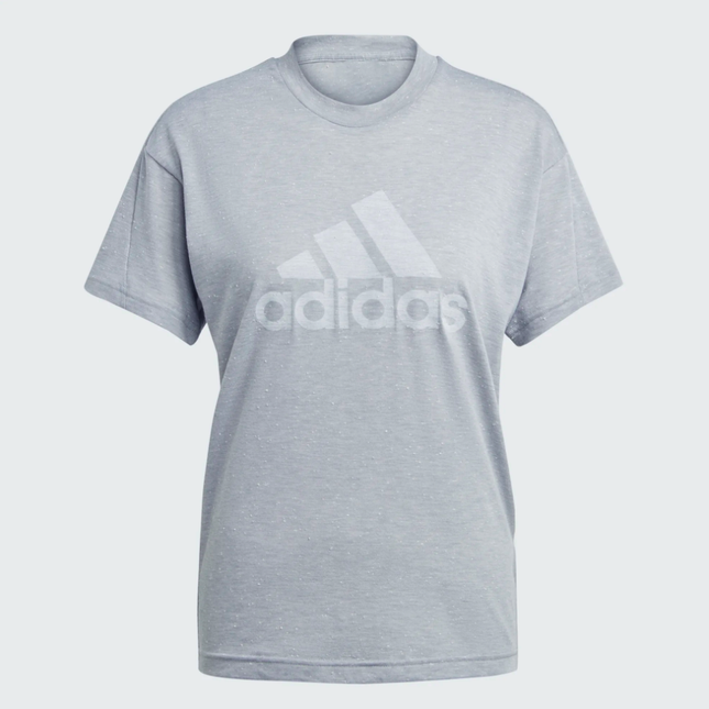 W WINRS 3.0 TEE MGREYH/WHITE - IC0501