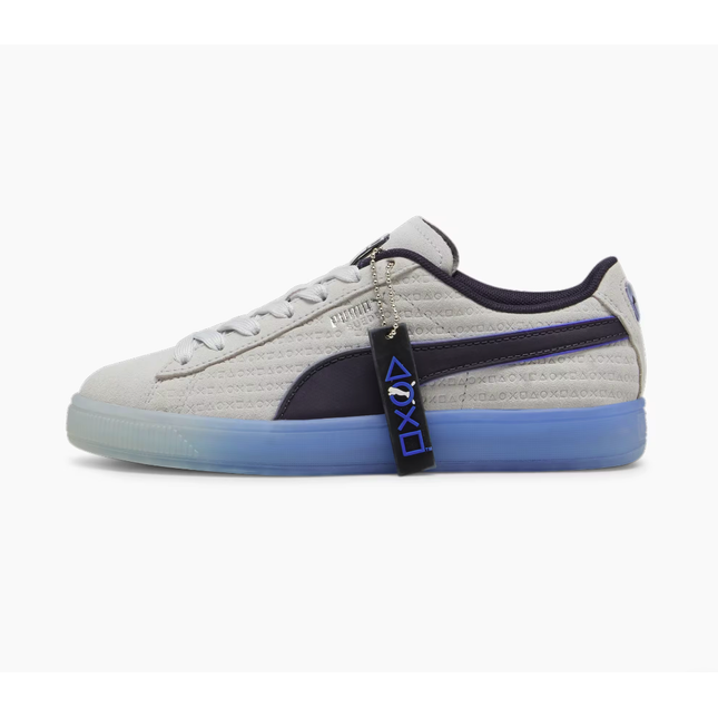 Suede Playstation GLAC GRY-BLK Classics Sportstyle Kids JR Core - 396655 01