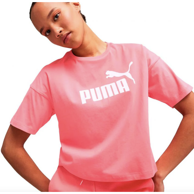 Womens ESS CROPPED LOGO TEE - 586866 91