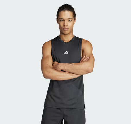 M D4T HR TK Sleeveless Top BLK - IS3708