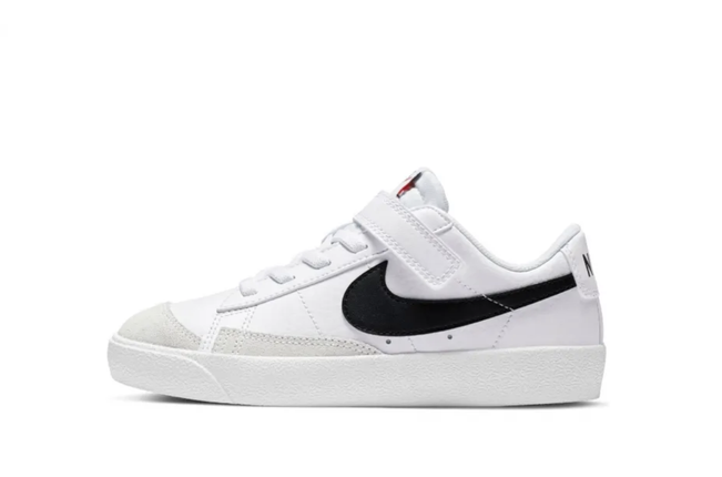 KIDS BLAZER LOW 77 BP WHT/BLK-TEAN ORG - DA4075-101