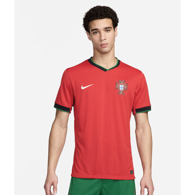 Men's Nike Portugal 2024 Home Jersey - FJ4275-657