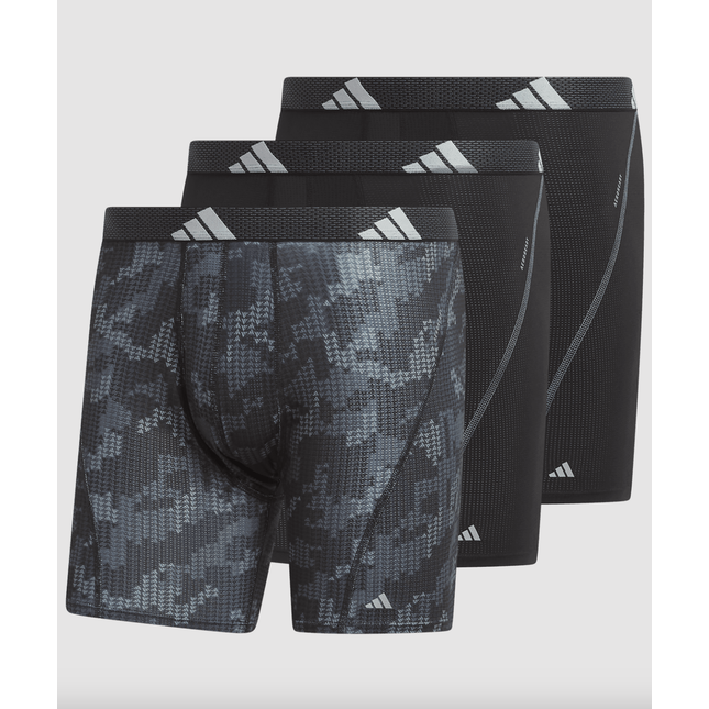 Men's Performance Mesh Graphic 3-Pack Boxer Brief  Digi Camo Black-Onix/Black/Clear Grey •  5157991