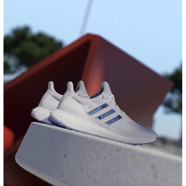 W ULTRABOOST 1.0 SHOES - WHITE/BLUE - JH6582
