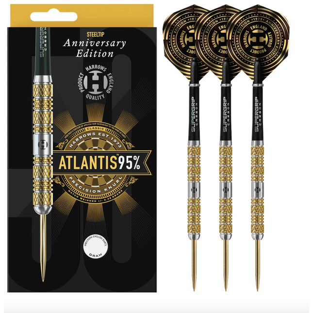 Atlantis 95% Tungsten Steel Tip Darts