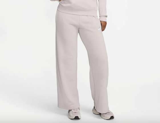 Nike Sportswear Club Fleece Women's Mid-Rise Wide-Leg Sweatpants - FB2727-019