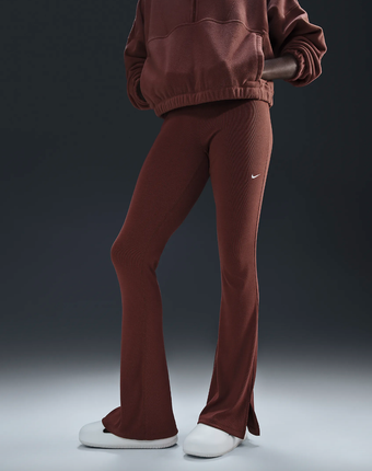 Nike Sportswear Chill Knit Women's Skinny Mini Ribbed Flare Leggings - FQ2113-218