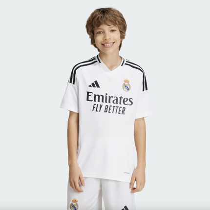 Y Real Madrid 24/25 Home Jersey Kids - WHITE - IT5186