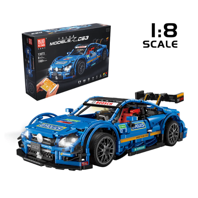 Mould King 13073 C63 DTM Racing Car Remote Controlled Model Building Set