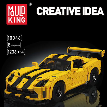 Mould King Building Brick Supercar Model Car 1236