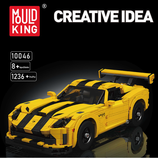 Mould King Building Brick Supercar Model Car 1236