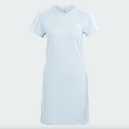 W ESSENTIALS 3-STRIPES FITTED T-SHIRT DRESS - IR7448