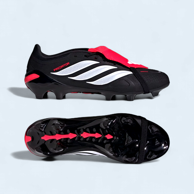 PREDATOR LEAGUE FOLD-OVER TONGUE FIRM GROUND FOOTBALL BOOTS - JS0425