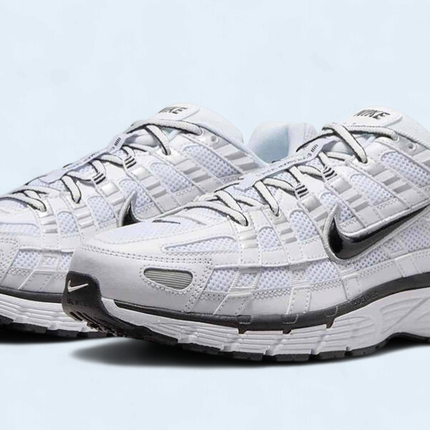 Nike P-6000 White Metallic Silver Black - CD6404-107