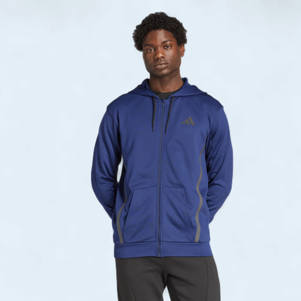 MENS - Performance Training Hoodie Navy Blue - JY2498