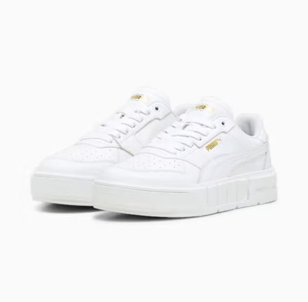 W PUMA CALI COURT LTH - WHITE - 393802 05