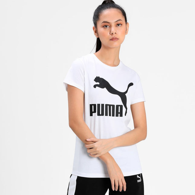 CLASSICS LOGO TEE W - WHITE - 530076 02