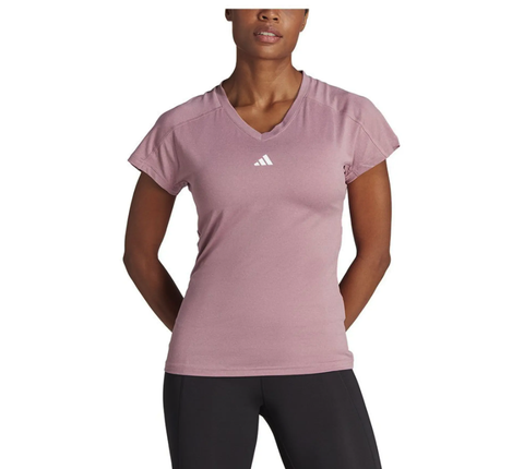 Aeroready Essentials Minimal Branding V-neck Short Sleeve T-shirt - HZ5662