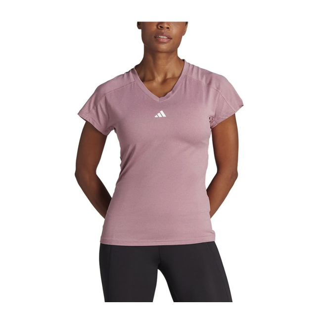 Aeroready Essentials Minimal Branding V-neck Short Sleeve T-shirt - HZ5662