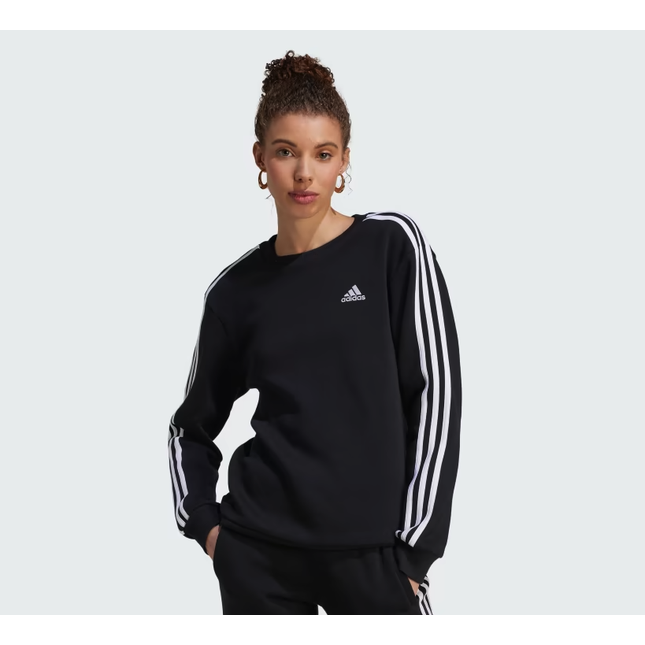 ESSENTIALS 3-STRIPES FLEECE SWEATSHIRT - HZ5744