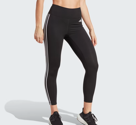 TRAIN ESSENTIALS 3-STRIPES HIGH-WAISTED 7/8 LEGGINGS - HT5438