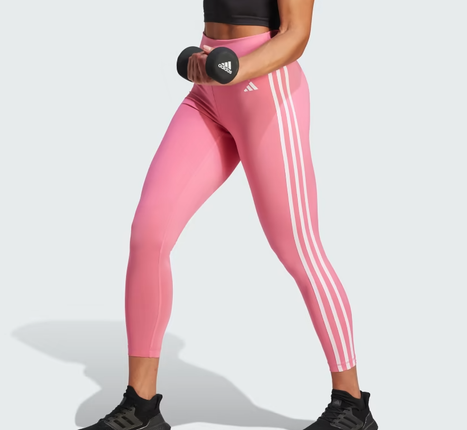 TRAIN ESSENTIALS 3-STRIPES 7/8 HIGH WAIST LEGGING - HY4163