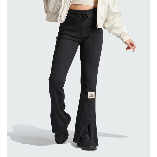 LOUNGE RIBBED FLARED-LEG PANTS - IJ8454