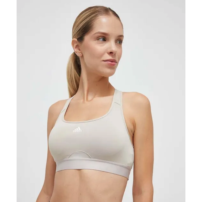 Powerreact Training Medium-Support Bra Grey - IK0164